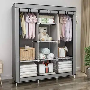 3column Metallic Closet-Gray