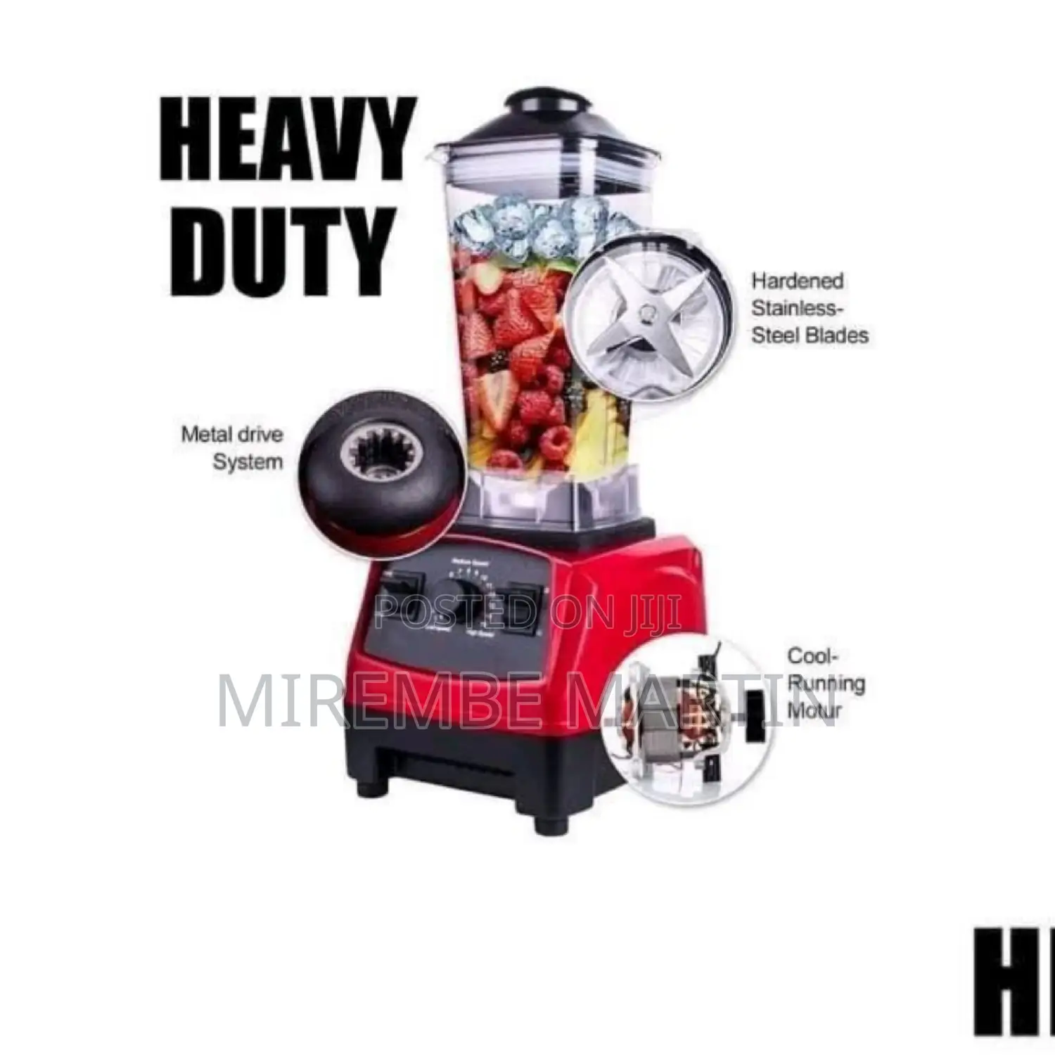 Heavy Duty Commercial Blender.