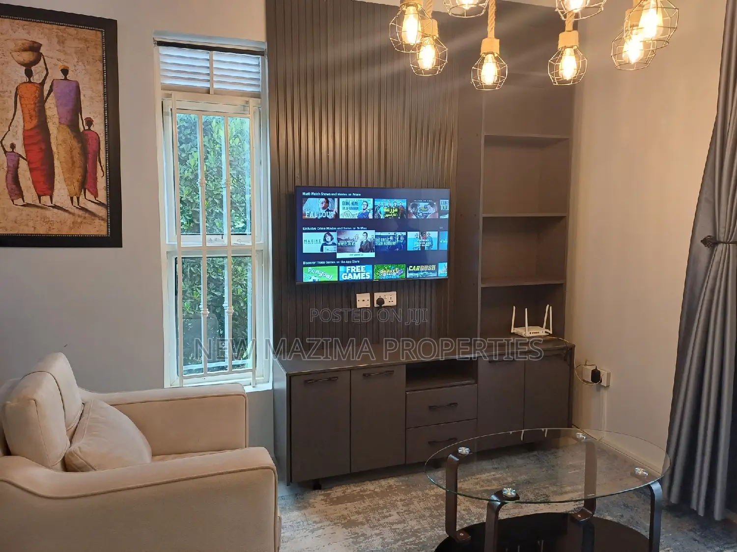 Furnished 1bdrm Apartment in Muyenga Heights, Division A for rent