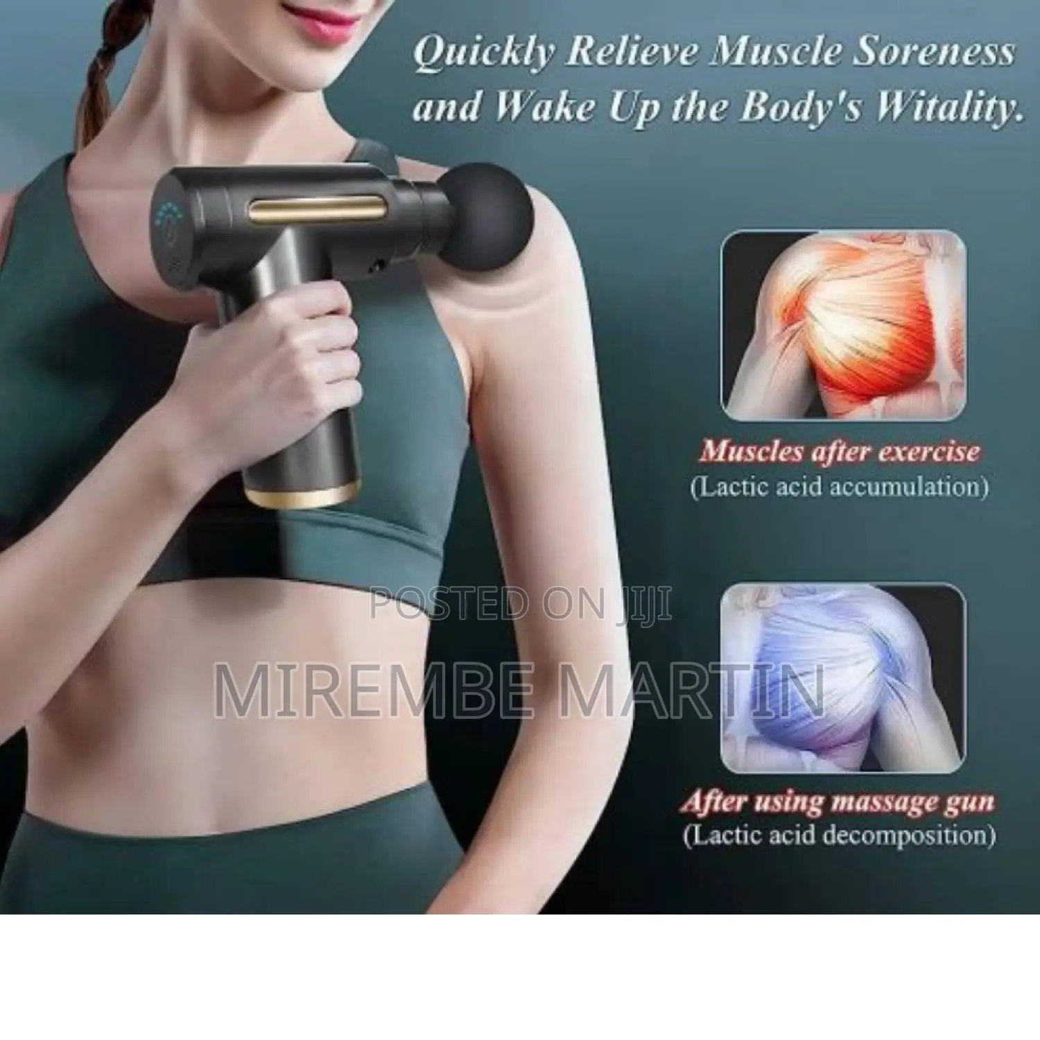 Portable Muscle Massage Gun.