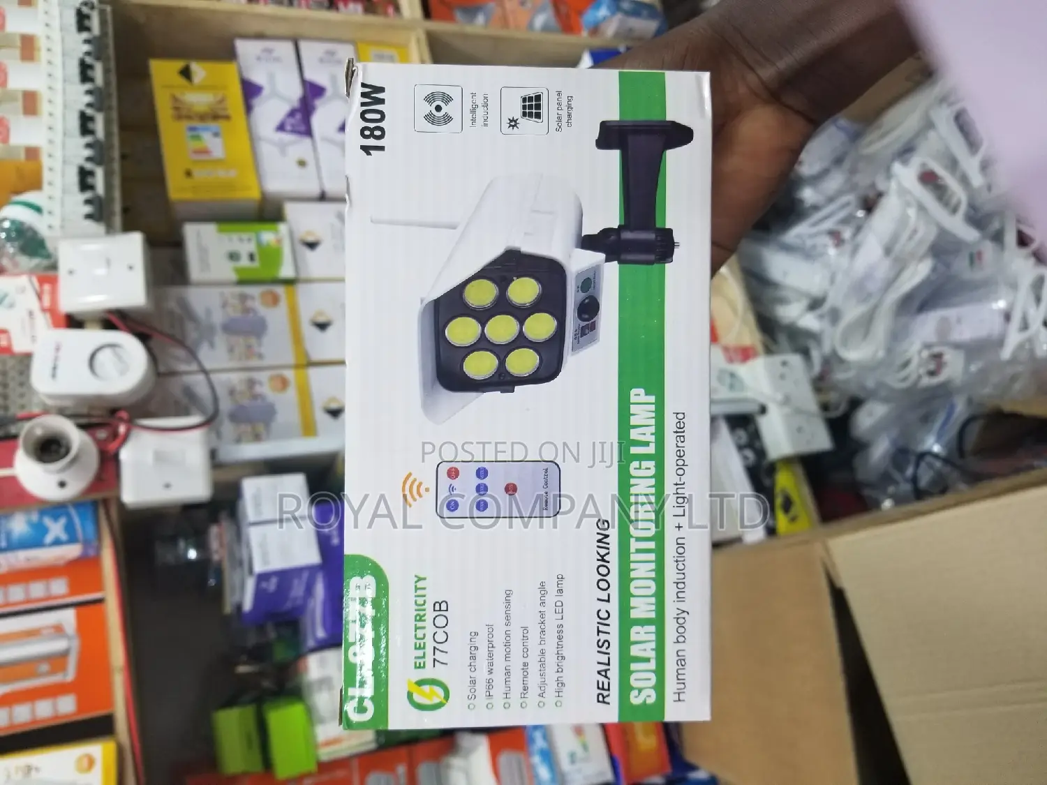 Monitoring Solar Lamp