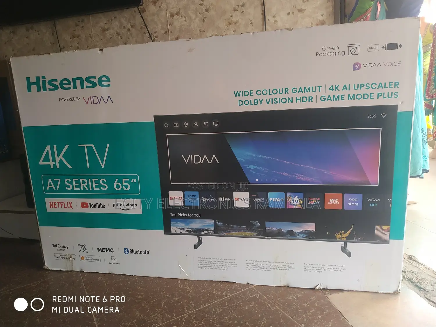 Uhd TV Hisense Smart 65"Inch