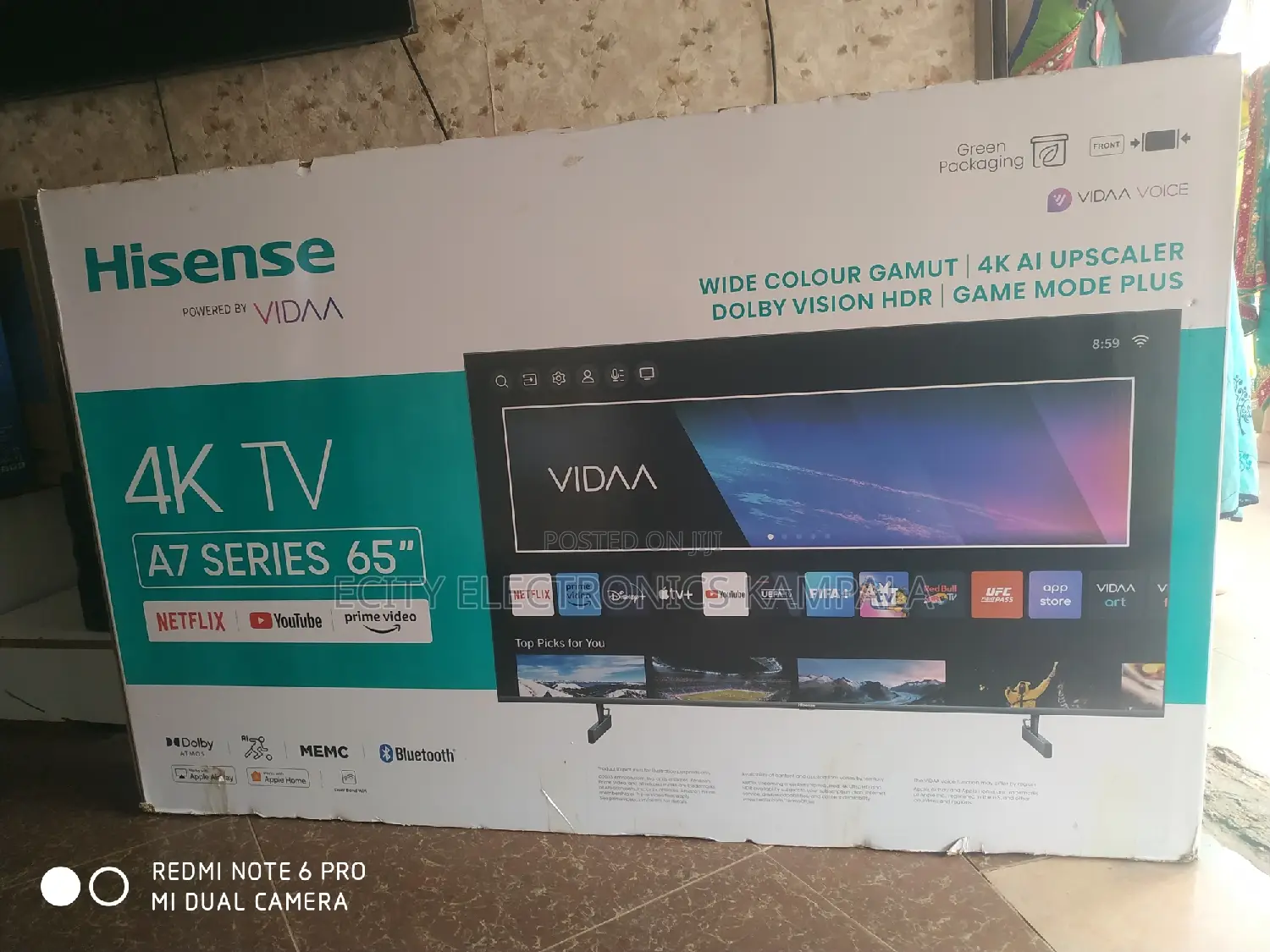 Uhd TV Hisense Smart 65"Inch