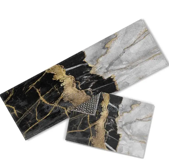 New 2pcs Non-Slip Cushion Kitchen Mat/ Rug Set