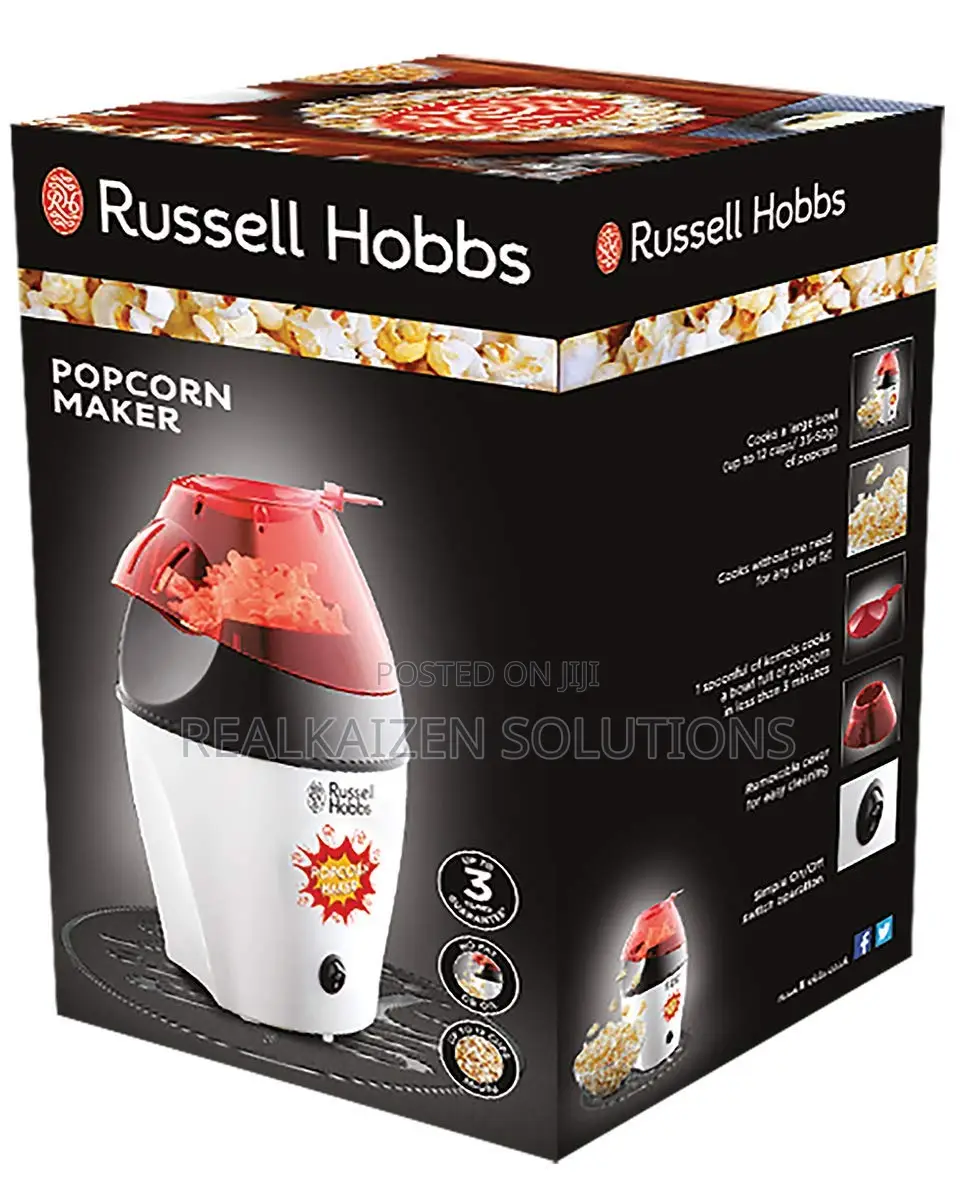 UK RUSSELL HOBBS Fiesta Pop Corn Maker 1290W