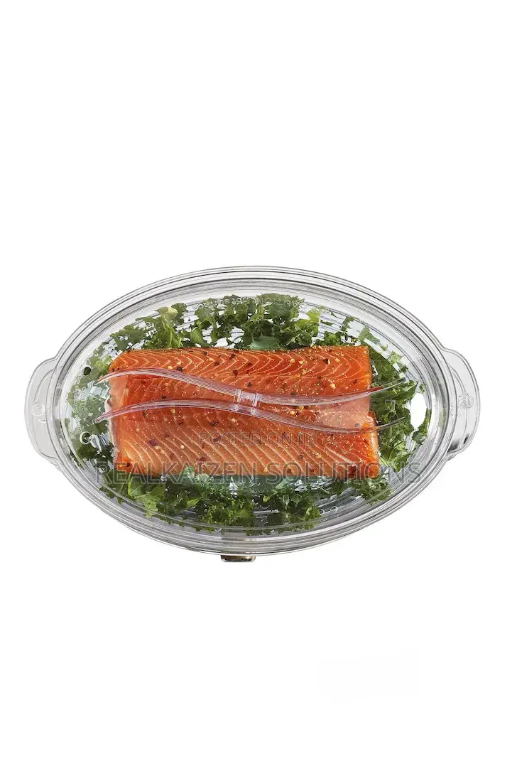 UK NEXT 6.8L Black Bronx 3-tier Food Steamer 800W