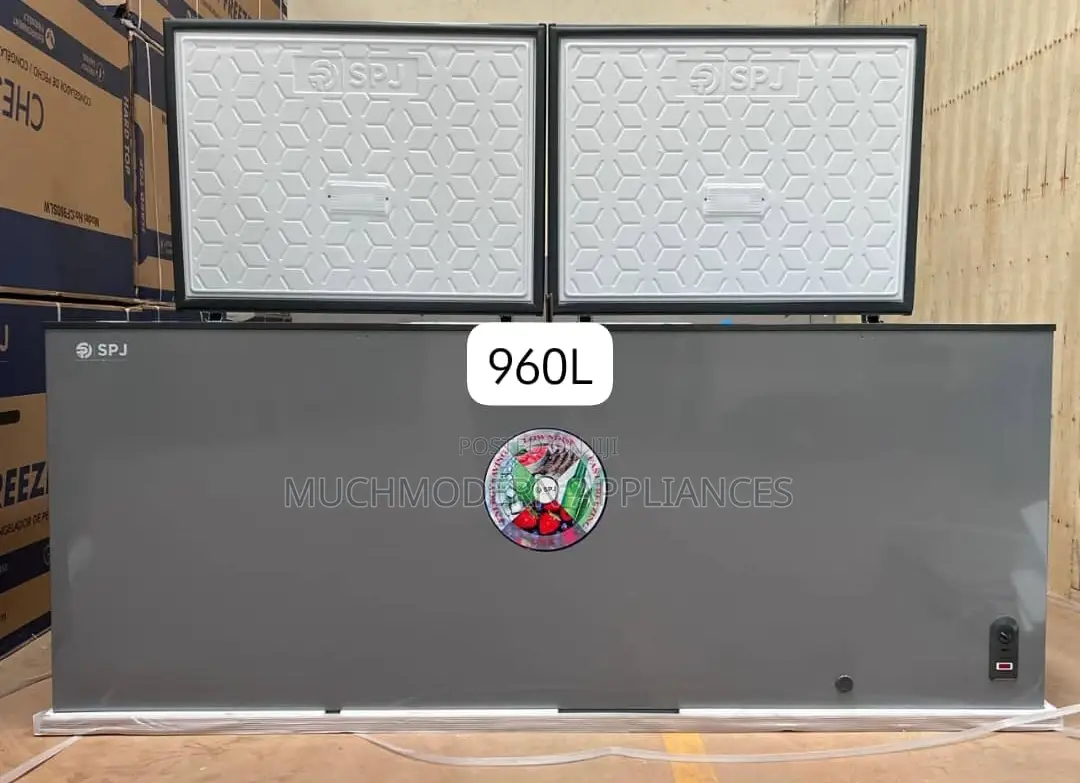 SPJ 960 Litres Double Door Icecool Chest Freezer