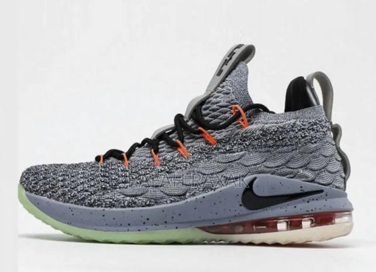Original Nike Men’S Lebron 15 Low Cool Grey Sneaker
