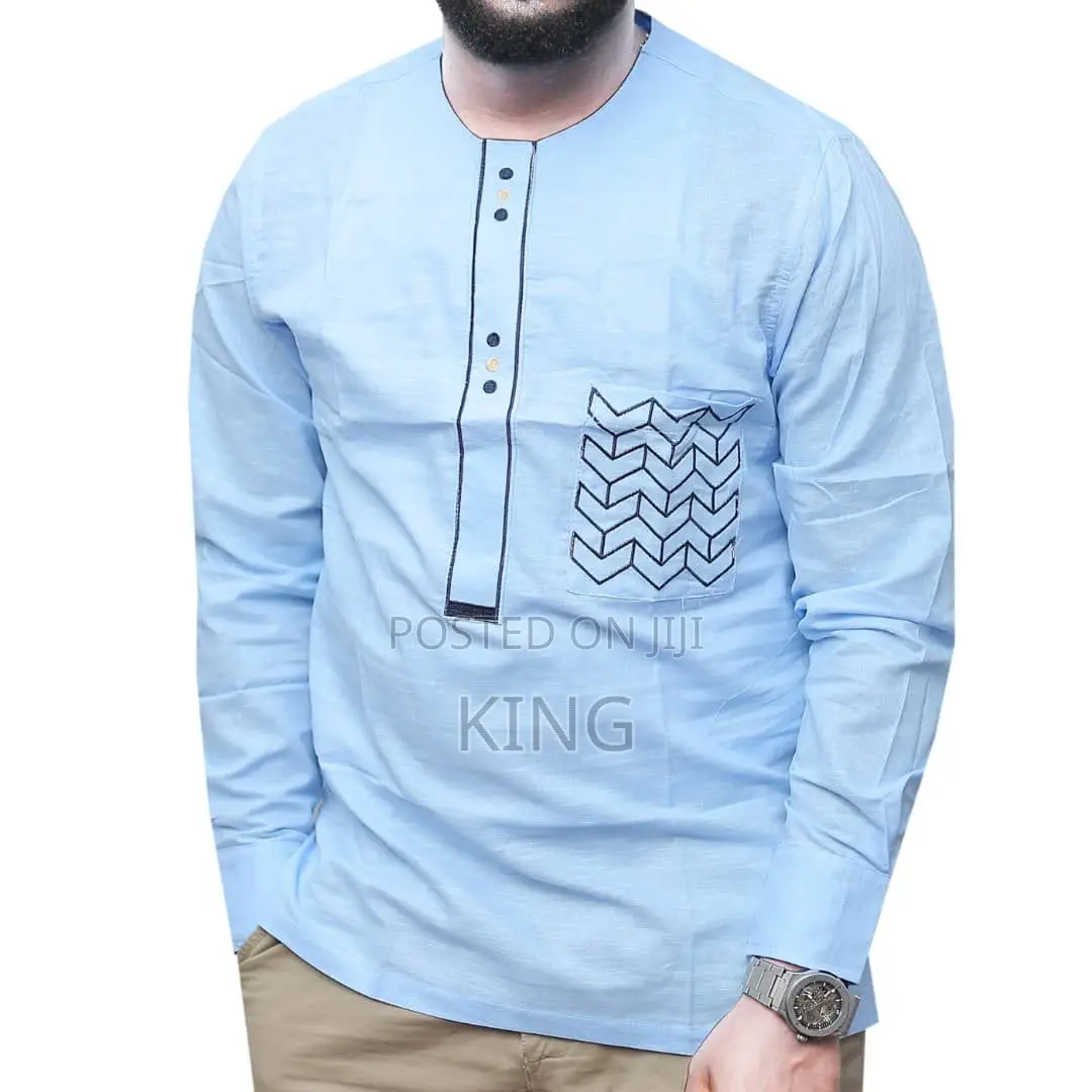 Kitengi Shirt. Sky-Blue