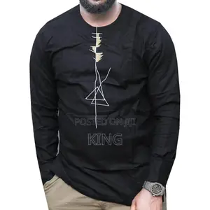 Kitengi Shirt (Black) Kaftan/African Wear
