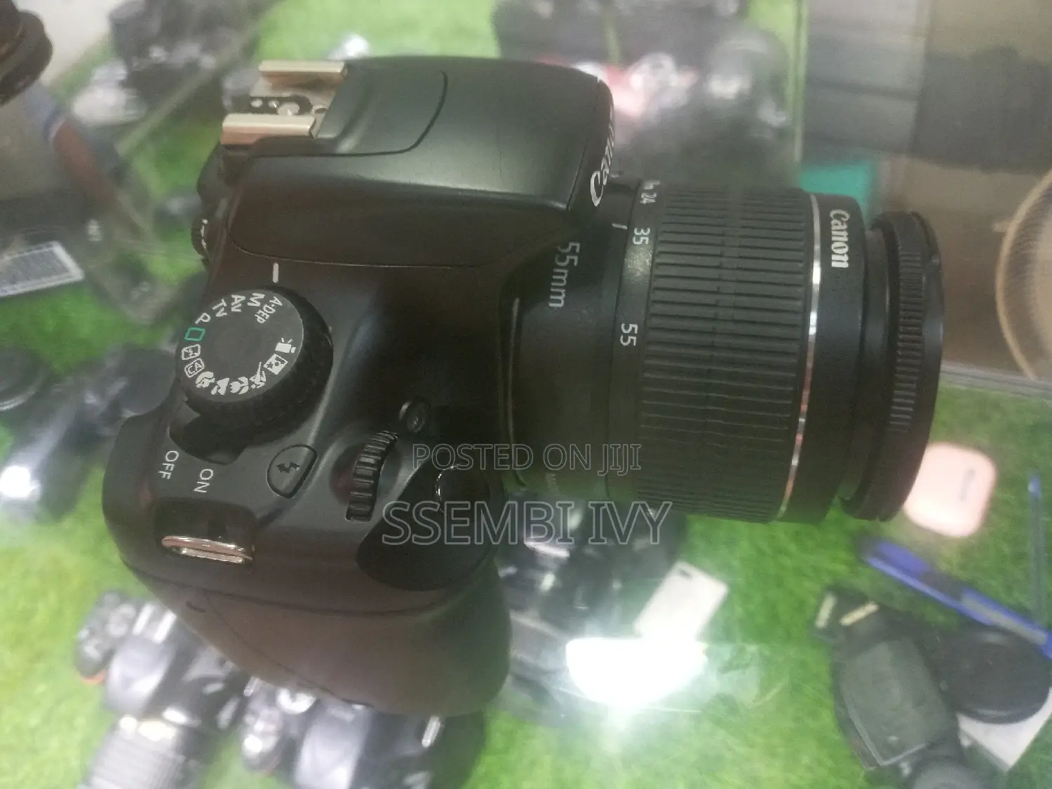 Canon Eos 1100d With 18-55mm Lens.