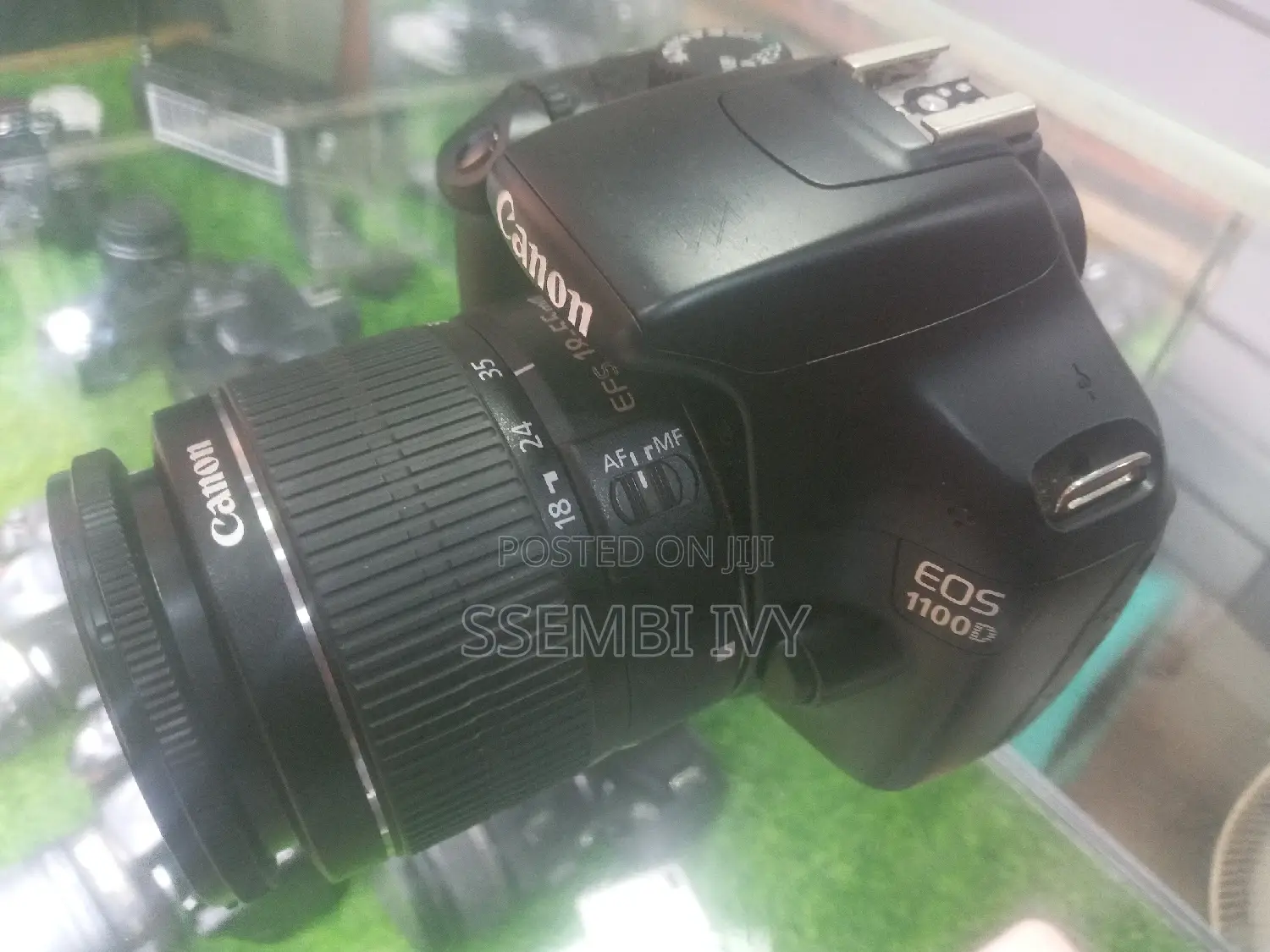Canon Eos 1100d With 18-55mm Lens.