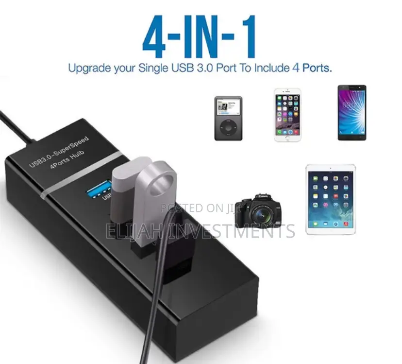 Universal Hi-Speed USB 3.0 4 Port Hub