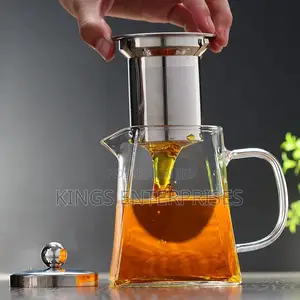 Square Glass Tea Pot