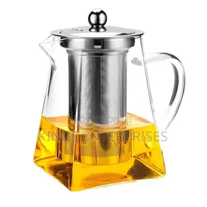 Square Glass Tea Pot
