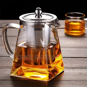 Square Glass Tea Pot