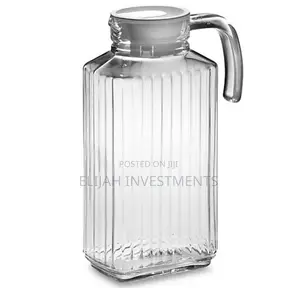 1.5litre Lined Glass Juice/Water Jug-Colorless