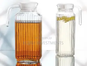 1.5litre Lined Glass Juice/Water Jug-Colorless