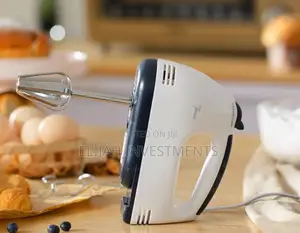 Electric Hand Mixer for Cake - White