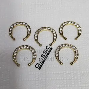 UNIQUE FALSE SEPTUM RING for Non Pierced Nose Ring Clip On