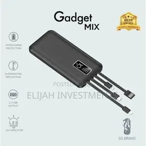 Fast Charging Power Bank for Charging With 4 Cables 10000mah