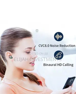 Bluetooth Earbuds TWS Wireless Earphone Fingerprint Touch