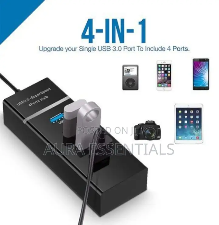 Universal Hi-Speed USB 3.0 4 Port Hub