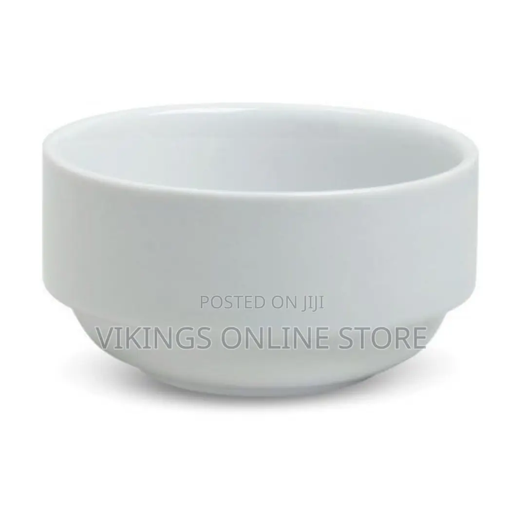 6 PCS of Sauce Food, Soup Cereal Serving Bowls - White