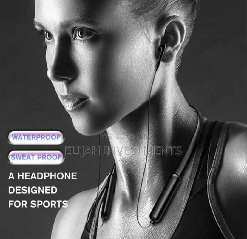 Neck Hanging Wireless Bluetooth Earphones Sports Earbuds