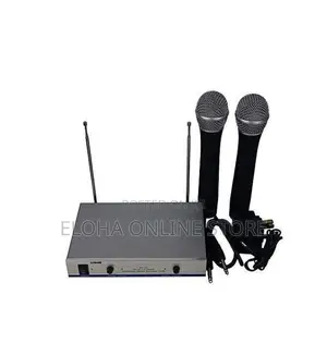 Max Dual Professional Wireless Microphone - Black,Silver