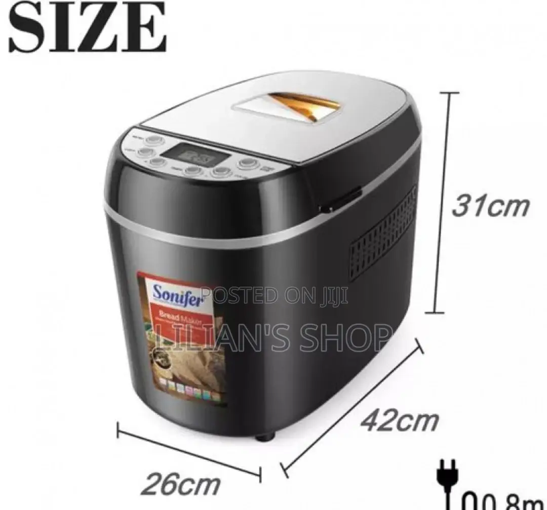 Sonifer Sf-4005 Automatic Electric Digital Bread Maker.