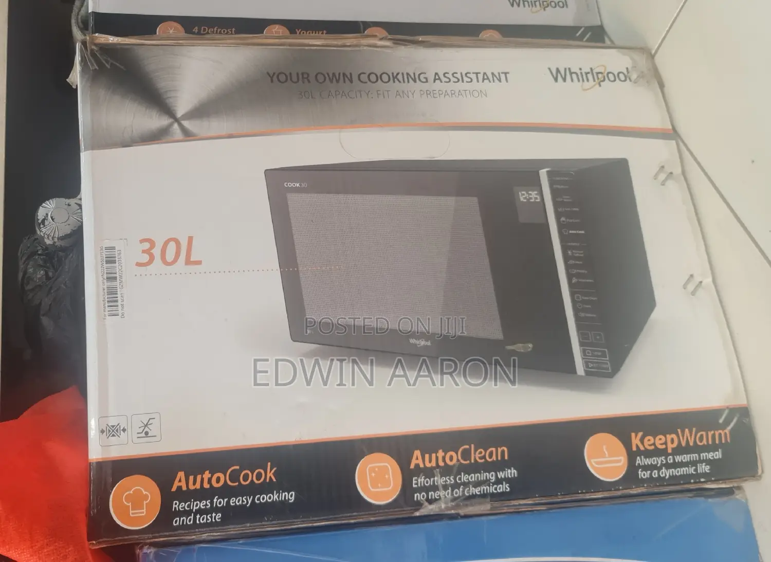 Whirlpool Digital Microwave 30L