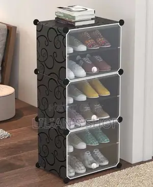 Portable Plastic Shoe Storage Organizer -6tier