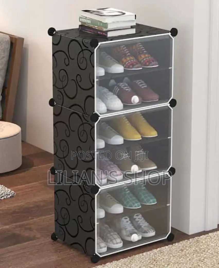 Portable Plastic Shoe Storage Organizer -6tier