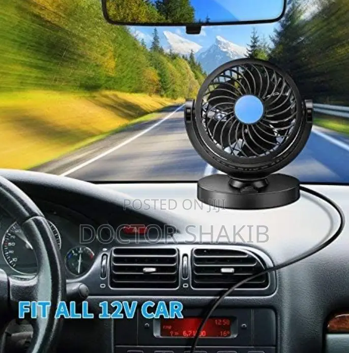 New Portable Rotatable Car Dashboard Electric Air Fan
