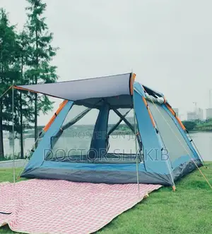 Photo - 4 People Folding Automatic Inflatable Camping Tent