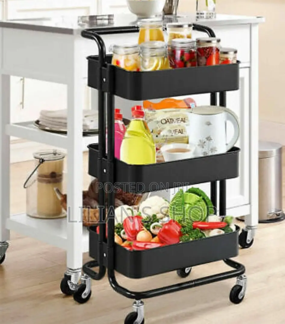 3 Layer Movable Trolley