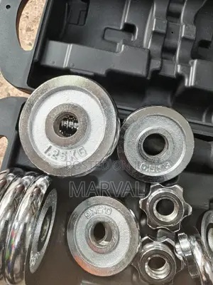 Chrome Adjustable Dumbbell Set - 15kg