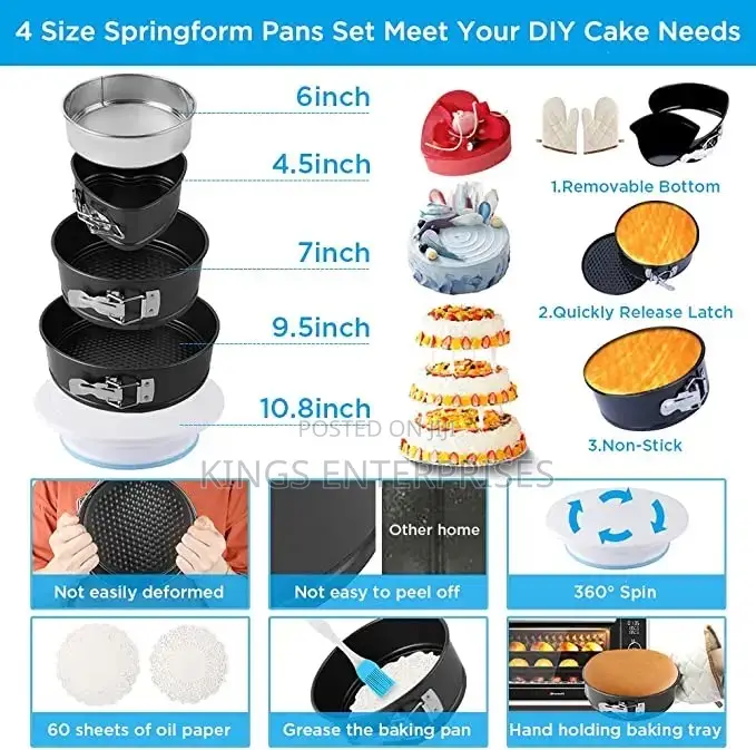 288 Pieces Cake Decorating Set