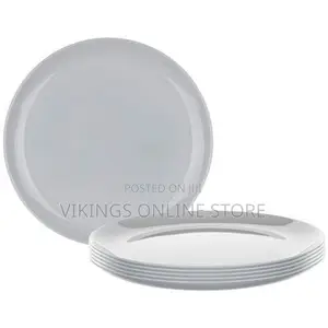Luminarc 6 Pieces of Round Plain Design Dinner Plates