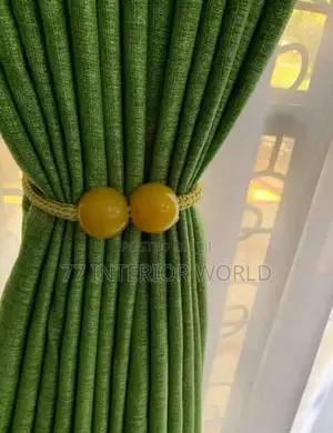 Plain Green Curtains