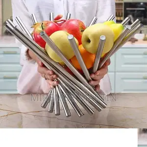 Stainless Steel Fruit Basket.