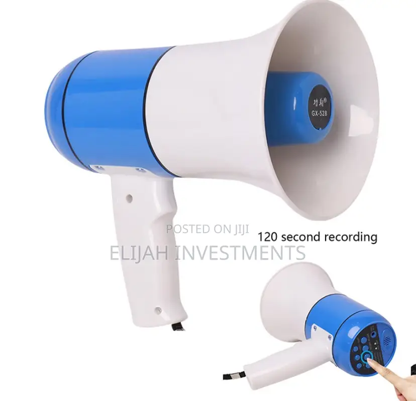Loudspeaker Megaphone With Recording