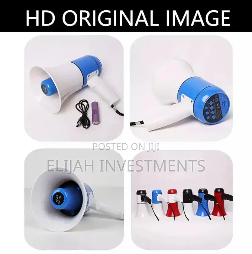 Loudspeaker Megaphone With Recording
