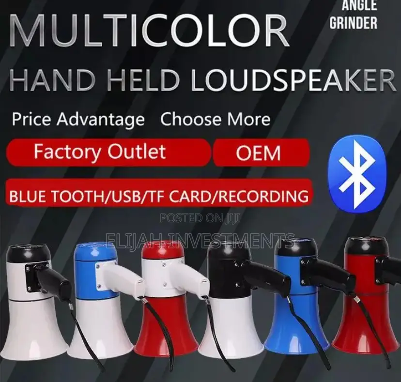 Loudspeaker Megaphone With Recording