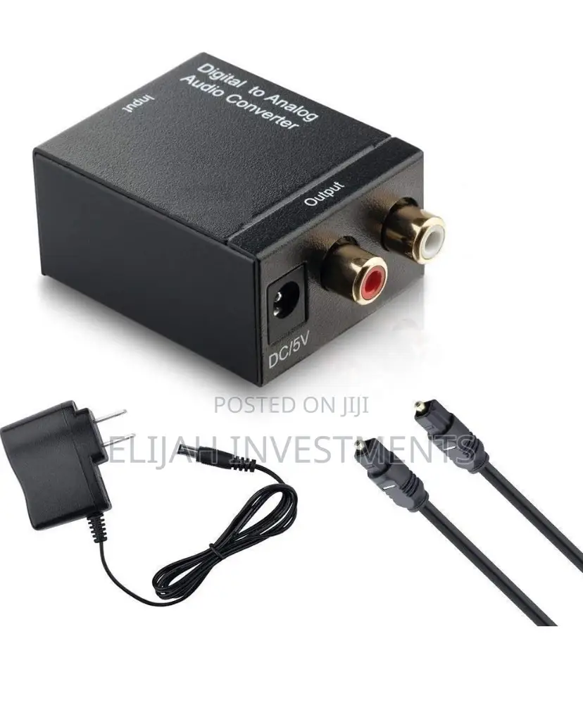 Digital to Analog Audio Converter Optical Fiber