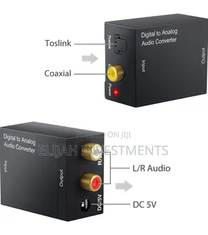 Digital to Analog Audio Converter Optical Fiber
