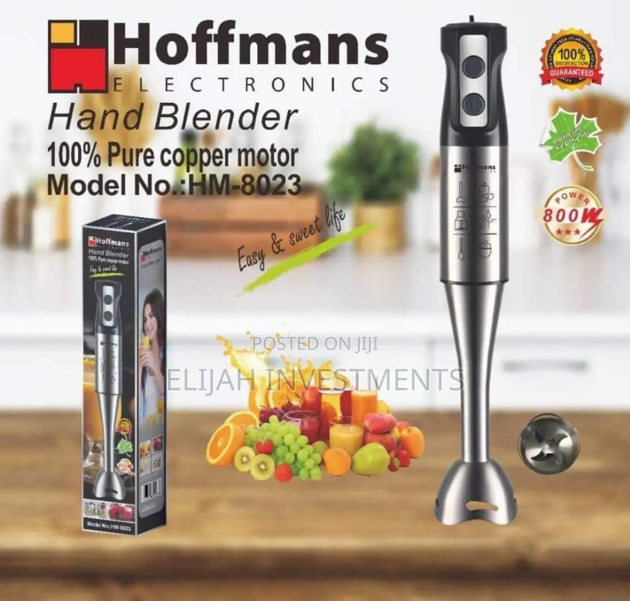 Hoffman’S Hm-8023 Electric Handheld Blender