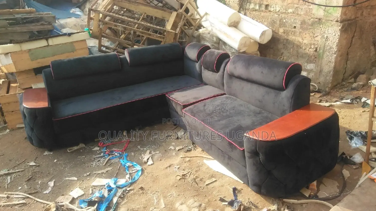 L Sofa Set in 7 Seater