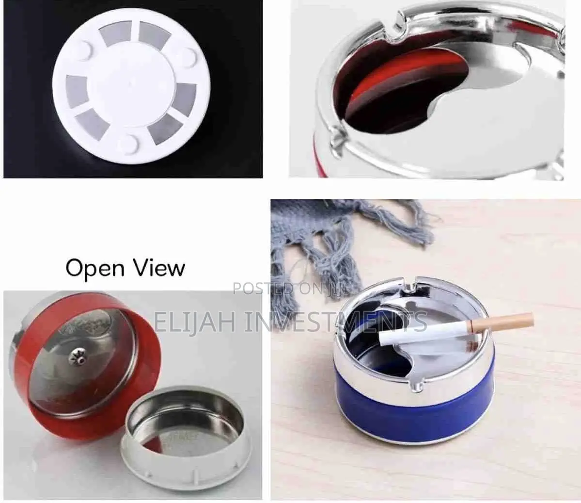 Portable Car or Home Ashtray